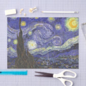 ゴッホの「星月夜」 薄葉紙 (クラフト)