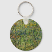 ゴッホの「牧場の花」 キーホルダー (裏面)