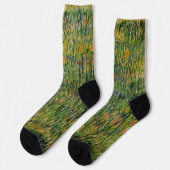 ゴッホの「牧場の花」 ソックス (左)