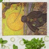 ゴッホの『種まき』 キッチンタオル (折り畳み)