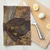 ゴッホの『種まき』 キッチンタオル (四つ折り)