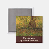 ゴッホの《草叢》 マグネット (正面/裏面)
