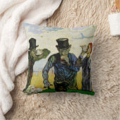 ゴッホの『酒飲み』 クッション (ブランケット)