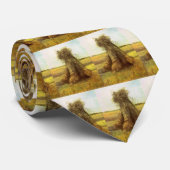ゴッホの「麦の束」 ネクタイ (ロール)