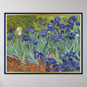 ゴッホはヴィンテージのファインアートの花柄を絞ります ポスター