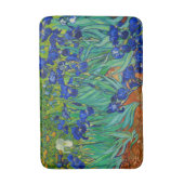 ゴッホはヴィンテージの花の青を絞ります バスマット (正面縦)