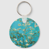 ゴッホ作「アルムの花」 キーホルダー (正面)