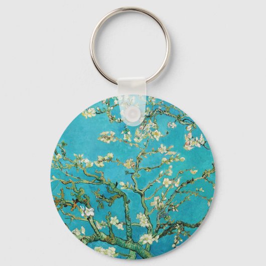 ゴッホ作「アルムの花」 キーホルダー (裏面)