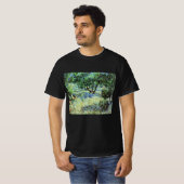 ゴッホ作「オリーブの林」 Tシャツ (正面フル)