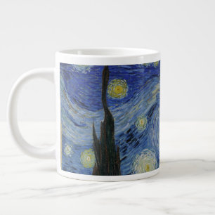 ゴッホ作「星月夜」油絵 ジャンボコーヒーマグカップ