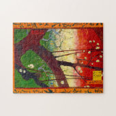 ゴッホ広重の後の花の木 ジグソーパズル (横)