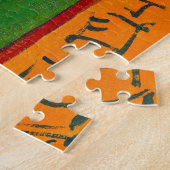 ゴッホ広重の後の花の木 ジグソーパズル (側面)