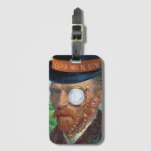 ゴッホ流れ荷物タグ ラゲッジタグ (正面縦)