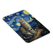 ゴッホ猫の星空 印象派アート マグネット (右側)