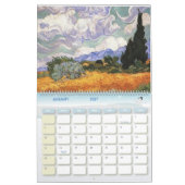 ゴッホ美術風景芸術 カレンダー (1月 2027)