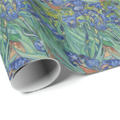 ゴッホ著アイリス ラッピングペーパー (ロールコーナー)