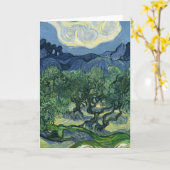 ゴッホ著オリーブ カード (黄色い花)