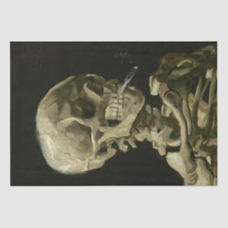 ゴッホ著タバコが付いている骨組の頭部 薄葉紙