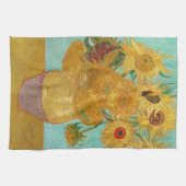 ゴッホ著ヒマワリ キッチンタオル (横)