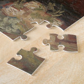 ゴッホ著中国のな星状体そしてグラジオラスを搭載するつぼ ジグソーパズル (側面)