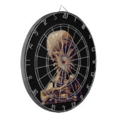 ゴッホ著喫煙の骨組 ダーツボード (正面左)