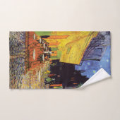 ゴッホ著夜のカフェ台地 バスタオルセット (ハンドタオル)