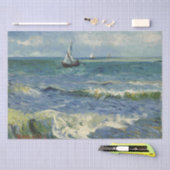 ゴッホ著海景のLesのSaintes Maries de laMer 薄葉紙 (クラフト)