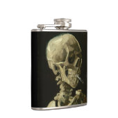 ゴッホ著非常に熱いタバコが付いている骨組スカル フラスク (右)