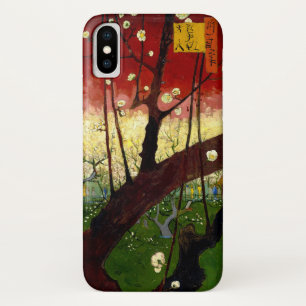 ゴッホ著Hiroshigeの後の花盛りのスモモの木 iPhone X ケース