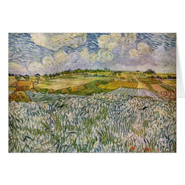 ゴッホ著Wheatfields (正面横)
