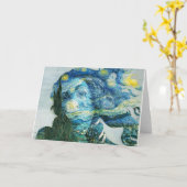 ゴッホ金星 カード (黄色い花)