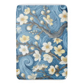 ゴッホ風の杏の花 バスマット (正面縦)