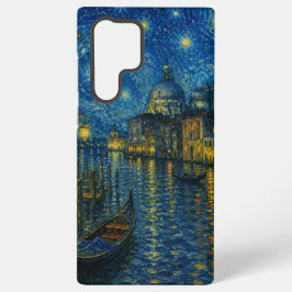 ゴッホ風ベニス運河の夜 SAMSUNG GALAXY S22 ULTRAケース