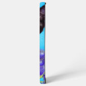 ゴッホ風 猫と花 SAMSUNG GALAXYケース (左側面)