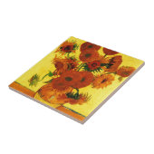 ゴッホ15のヒマワリ タイル (側面)