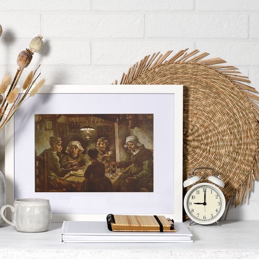 ゴッホ - じゃがいもを食べる人々 ポスター