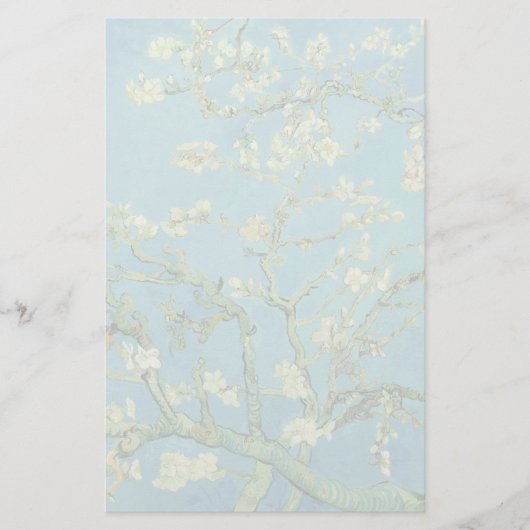 ゴッホ|のアーモンドの花| 1890年 便箋 (正面)