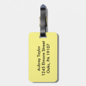 ゴッホ|のヒマワリ| 1888年 ラゲッジタグ (裏面縦)