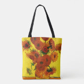 ゴッホ ひまわりの花瓶 トートバッグ (裏面)
