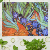 ゴッホ: アイリス キッチンタオル (折り畳み)