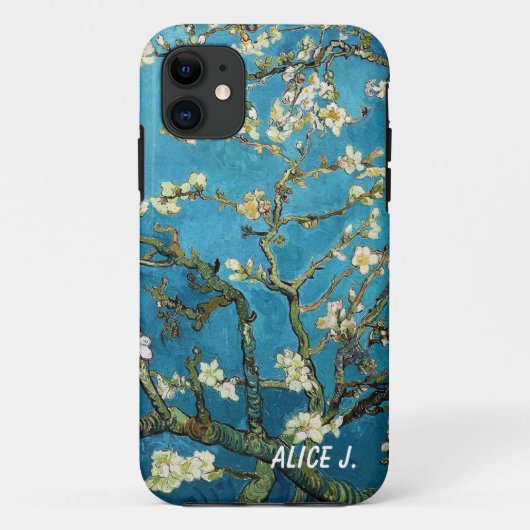 ゴッホ,アルモンドの花咲く枝 Case-Mate iPhoneケース (裏面)