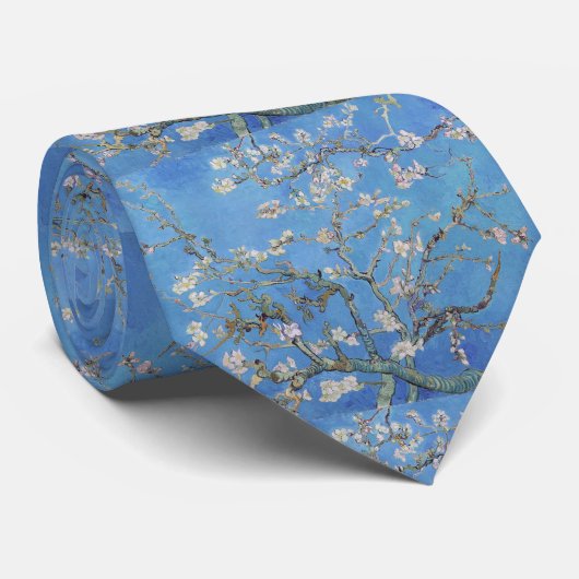 ゴッホ「アーモンドの花」 ネクタイ (ロール)
