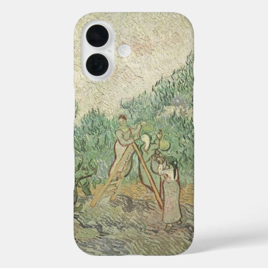 ゴッホ - オリーブの収穫 Case-Mate iPhoneケース (裏面)