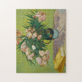 ゴッホ オレアンダー ピンクの花  静物画アート ジグソーパズル (縦)