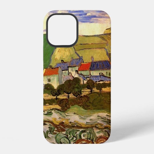 ゴッホ「オーヴェルの風景」 iPhoneケース (裏面)