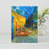 ゴッホ カフェテラス 夜 招待状 (スタンド正面)