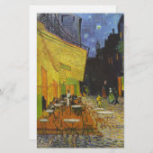 ゴッホ カフェ テラス ポスト印象派 便箋 (正面/裏面)