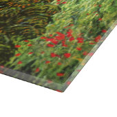 ゴッホ: ケシが付いている分野 カッティングボード (角)