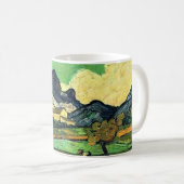 ゴッホ - サントポール農場のあるゴージェ山 コーヒーマグカップ (正面右)
