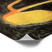 ゴッホ、 ザ・ズアヴェ、 ヴィンテージ印象派アート ポスター (角)